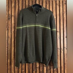 Nike Tiger Woods Merino Wool Quarter Zip Sweater